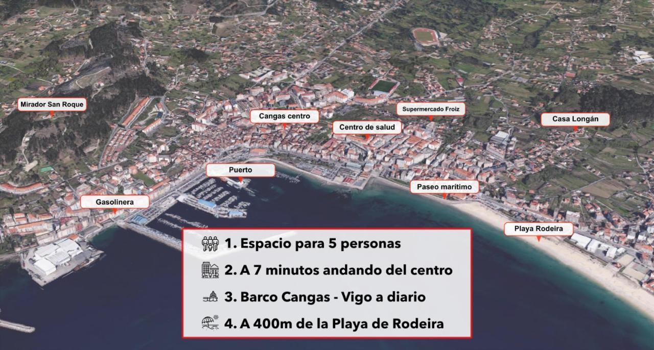 Casa Longan, Completo Alojamiento Cerca De La Playa Cangas Exterior foto